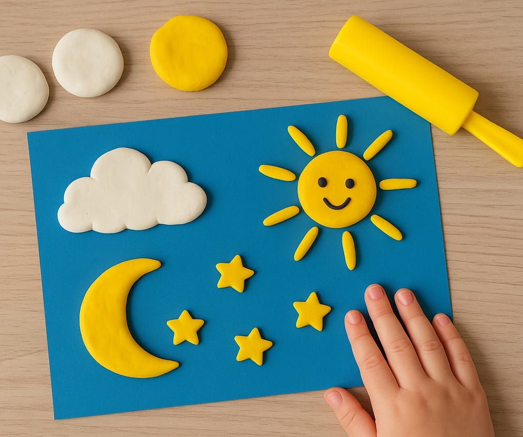 کاردستی خمیر برای کودکان