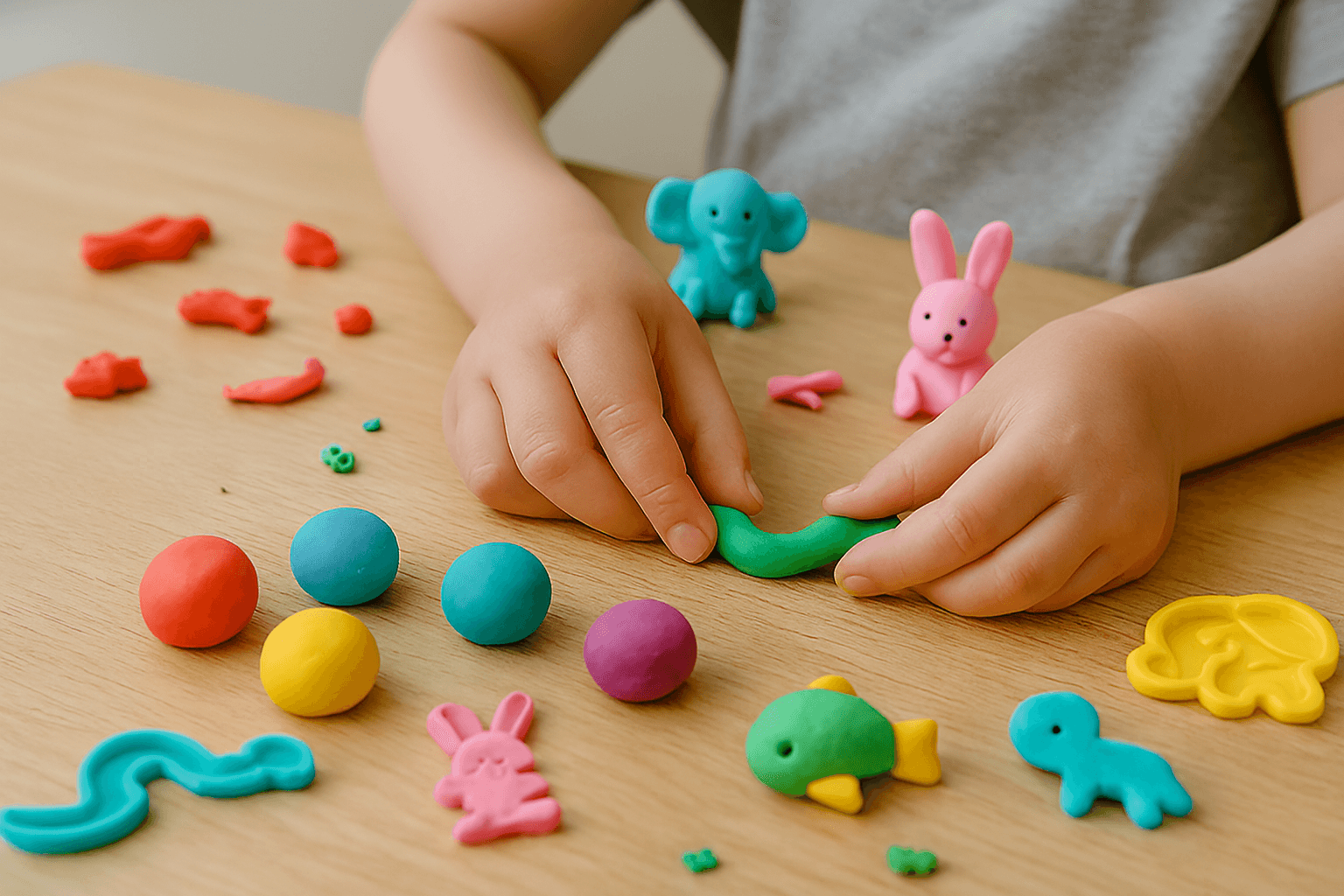 کاردستی خمیر برای کودکان