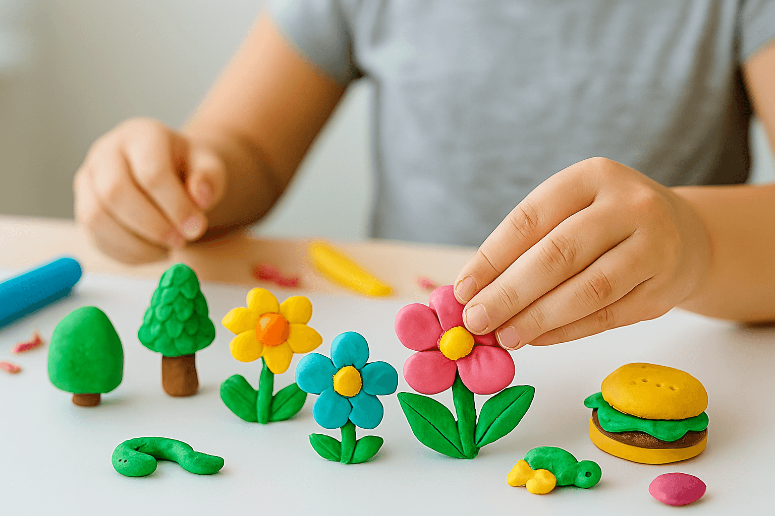 کاردستی خمیر برای کودکان