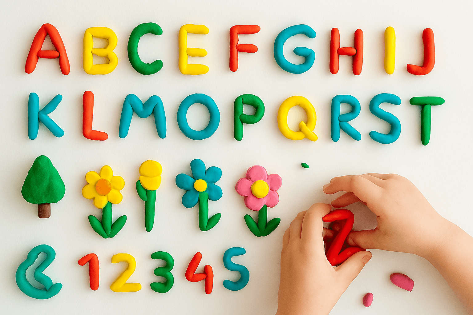 کاردستی خمیر برای کودکان