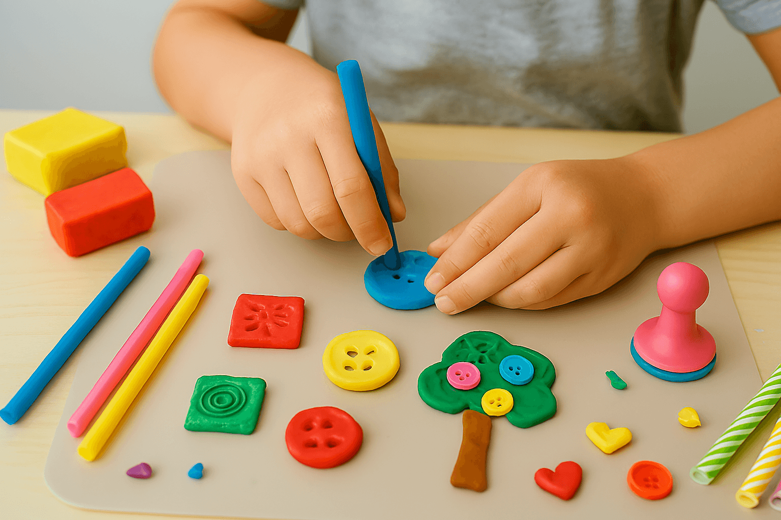 کاردستی خمیر برای کودکان