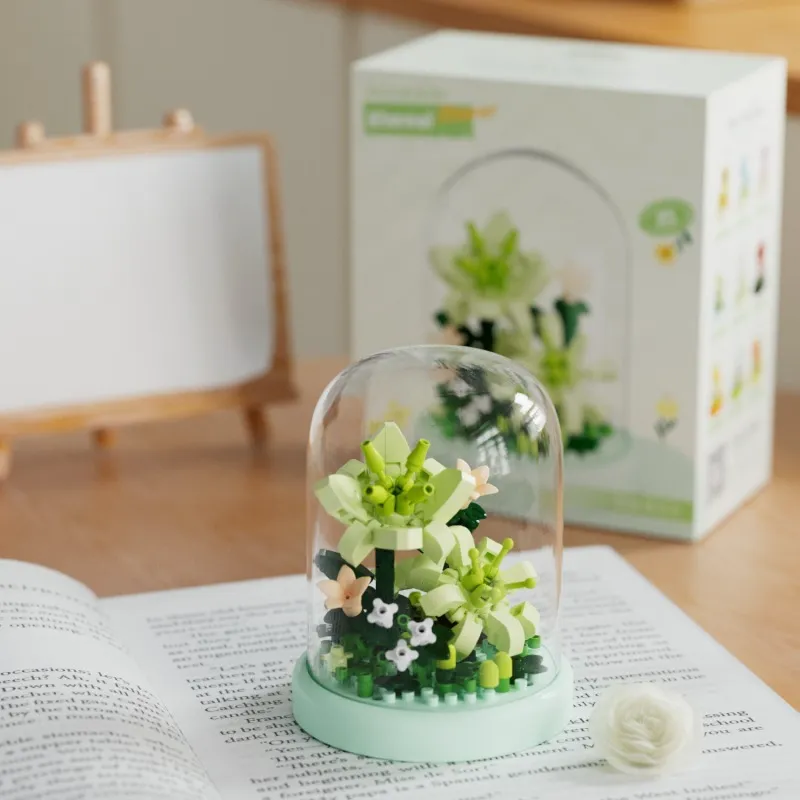 لگو گل شیشه ای لیلیوم Lily Glass Flower